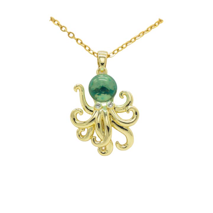 Modern Opus - Wholesale Pendant/Charm Necklace - Octopus NK