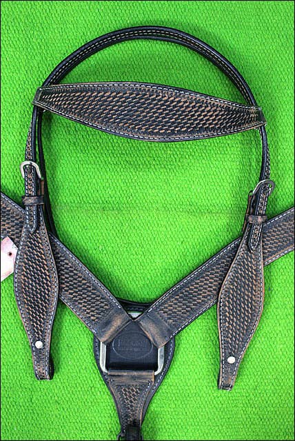 HILASON - Wholesale Horseback Riding Gear - HILASON Western Horse Headstall Breast Collar Set Tack Genuine American Leather | For Horses Headstalls43
