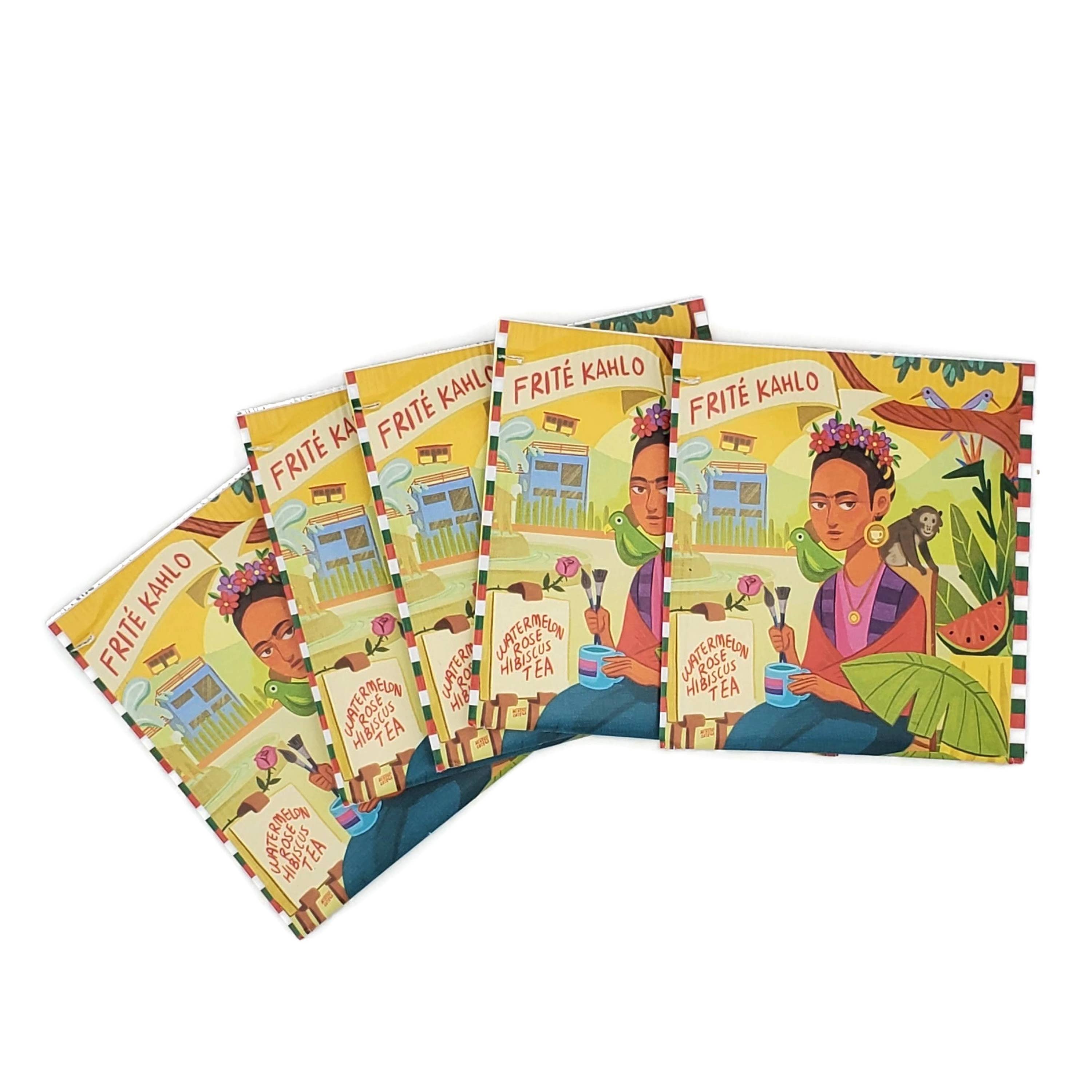 The TeaBook - Wholesale Tea Bags - FriTÉ Khalo - Organic Watermelon Rose Hibiscus Tea3