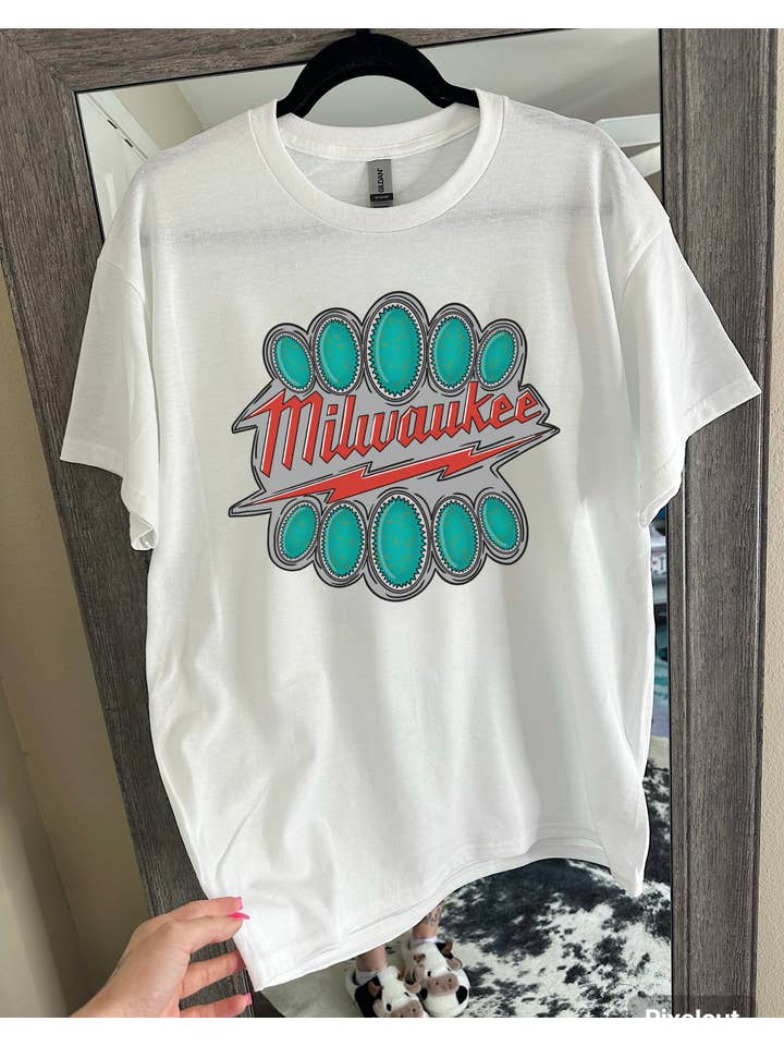 Gunpowder and Glam Boutique - Wholesale Graphic sweatshirt – Women’s - Western Tools #2 Tee or Crewneck 1