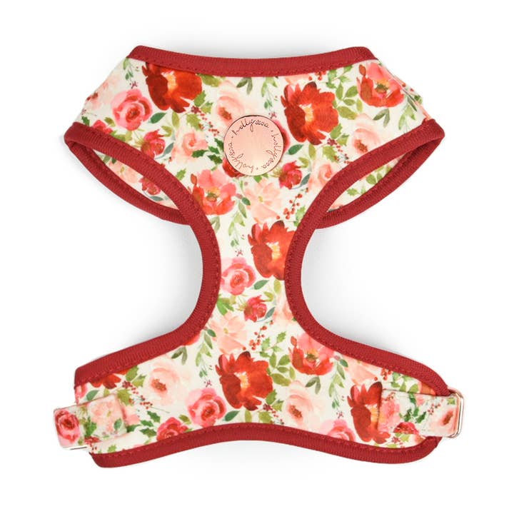 Sammet hund sele//Järnek Blommig för wholesale av Holly and Co Australia Pty Ltd