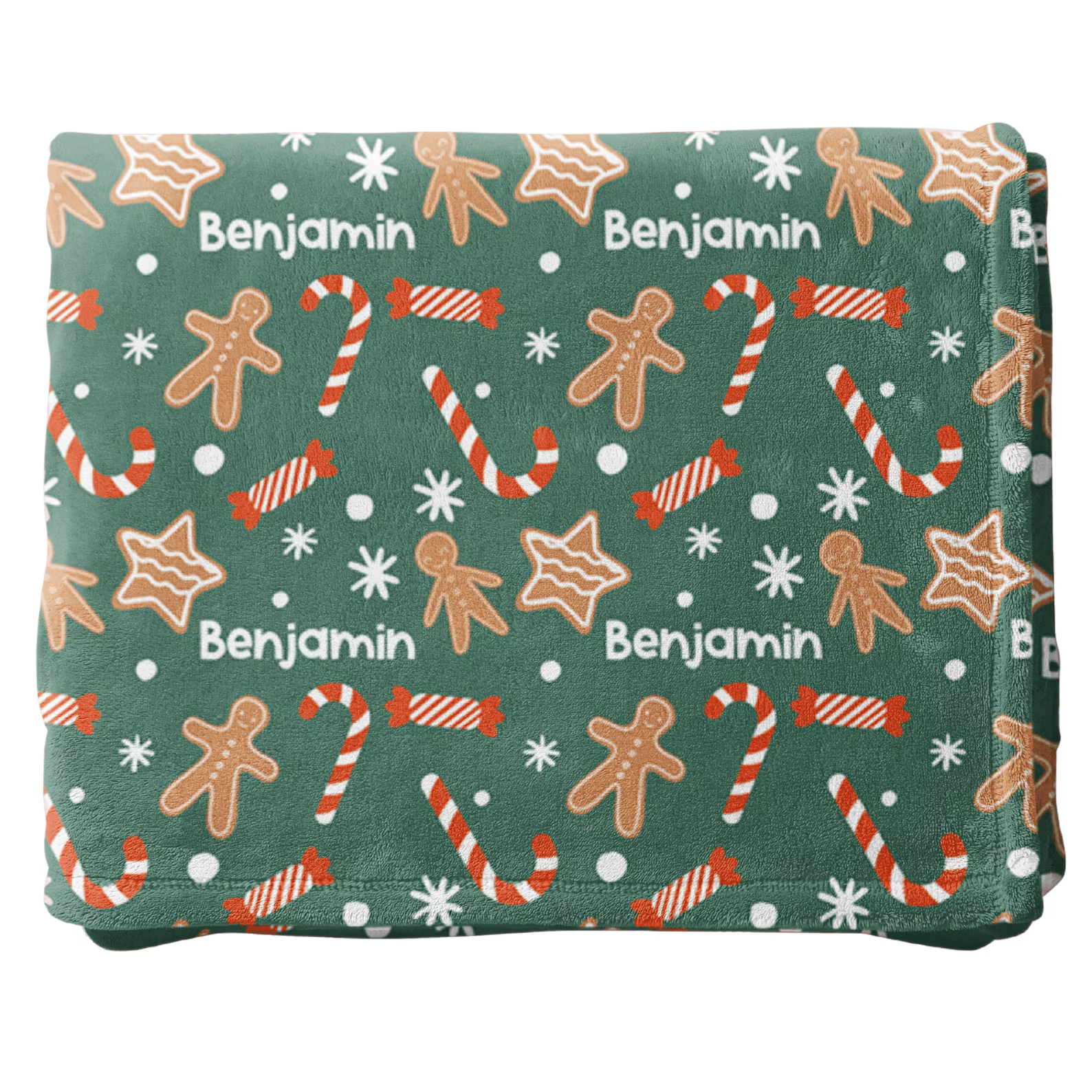 The Little Lemons Company – Cobertor de cama - Crianças e bebés por atacado – Cobertor personalizado de Natal para biscoitos3