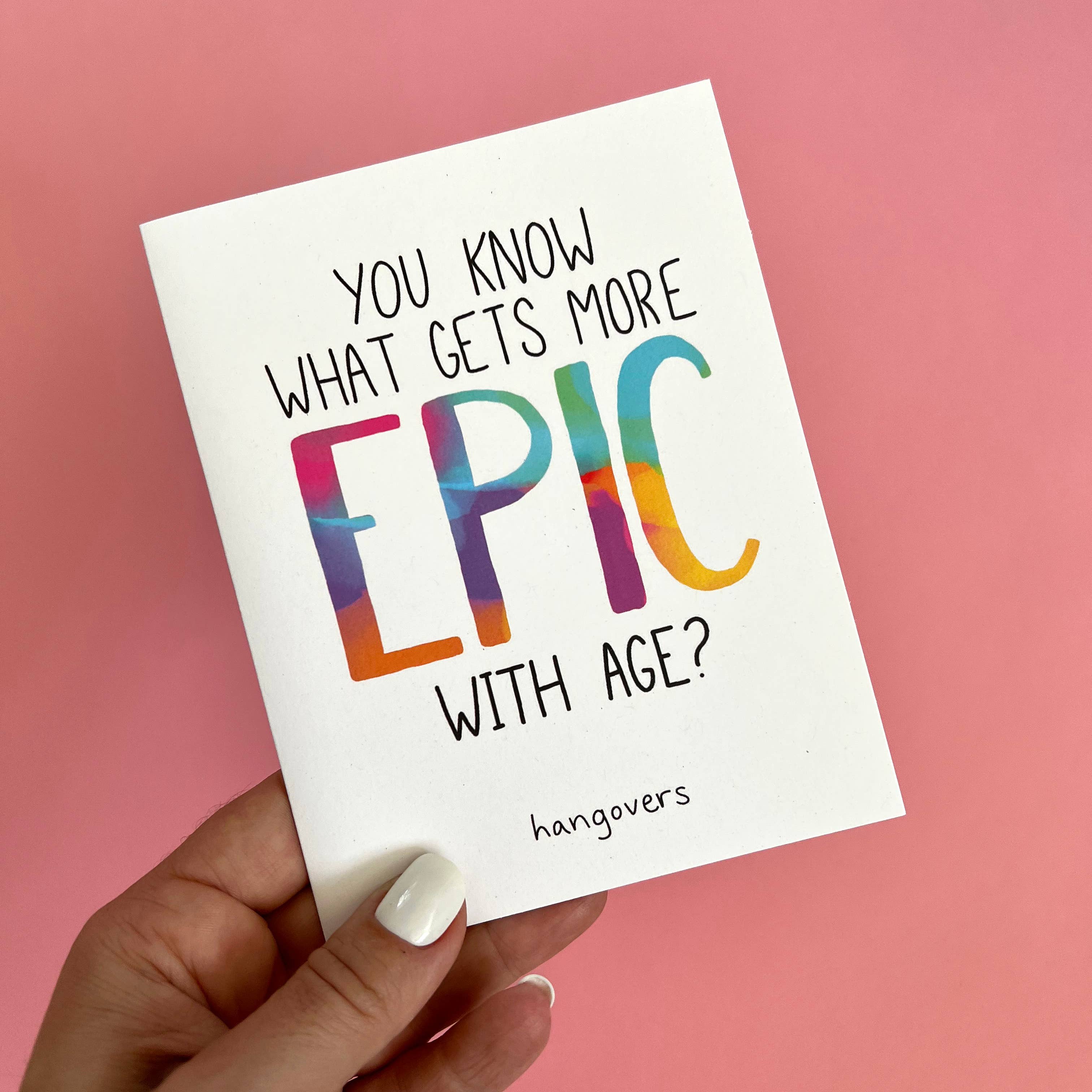 Unblushing - Wholesale Birthday Card - Funny 30th 40th Birthday Card for Millennials1