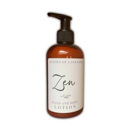 Zen Hand and Body Lotion for wholesale by Shades of Lavender Farm