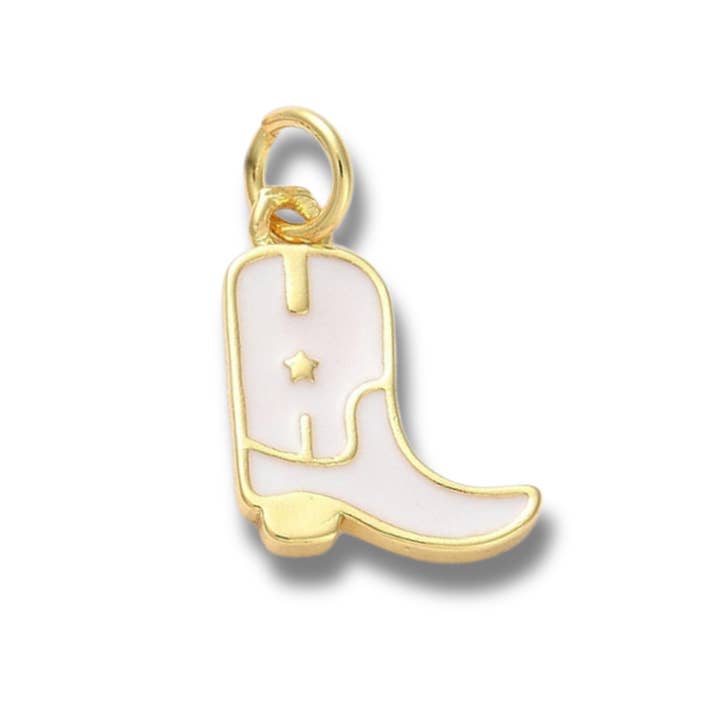 Love, Paige Designs - Wholesale Individual Charm/Pendant - Cowboy Boot Star Charm