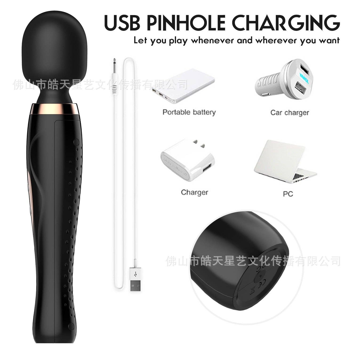 1 confezione (colori Mix & Match) Vibratore a bacchetta gigante di lusso a 10 frequenze (confezione da 10) in vendita all'ingrosso su Faire13