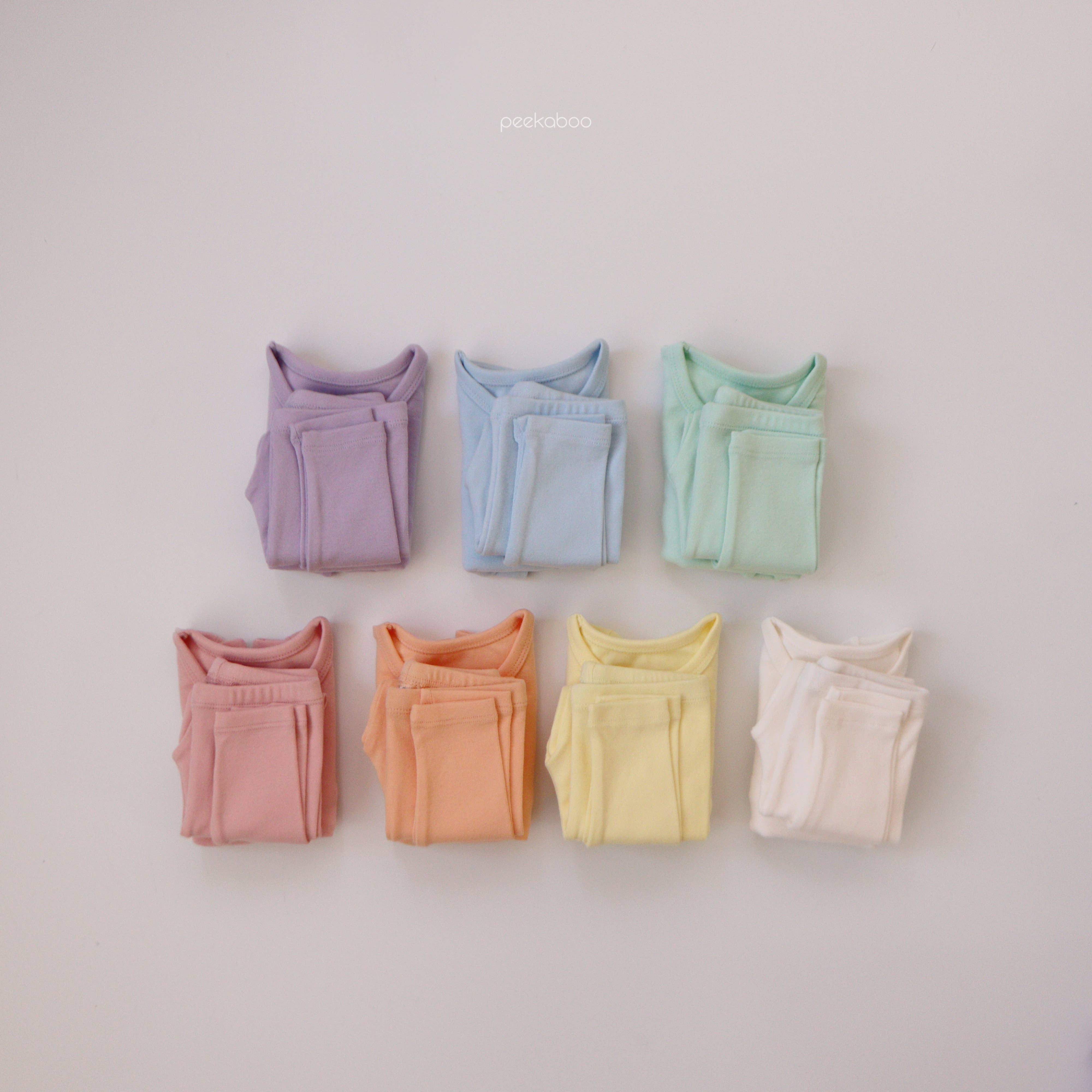 peekaboo – wholesale Sleepwear set – Kids – Spring Kids Cotton Pajamas, Toddler pajamas, pastel pajamas,8