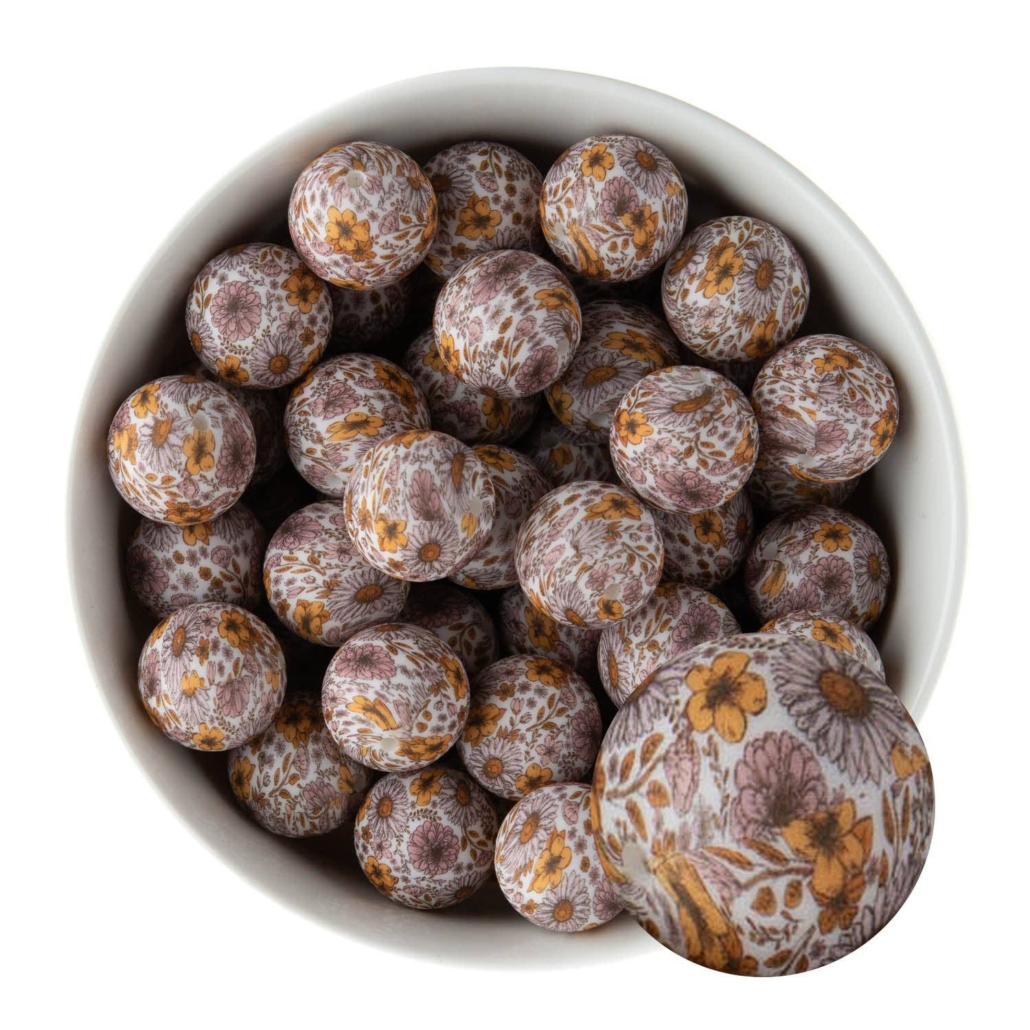 Cara & Co Silicone Craft Supply - Wholesale Craft Supplies - Standard Silicone Print Beads73