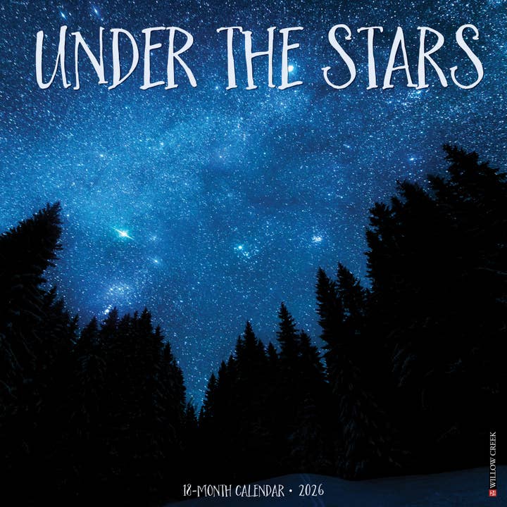 Under the Stars 2026 Wall Calendar for wholesale by Willow Creek Press & Gifts