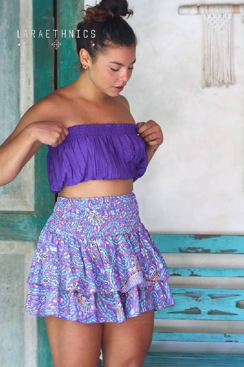 LARA ETHNICS – wholesale Blouse – Women’s – CROP TOP - SURYA58