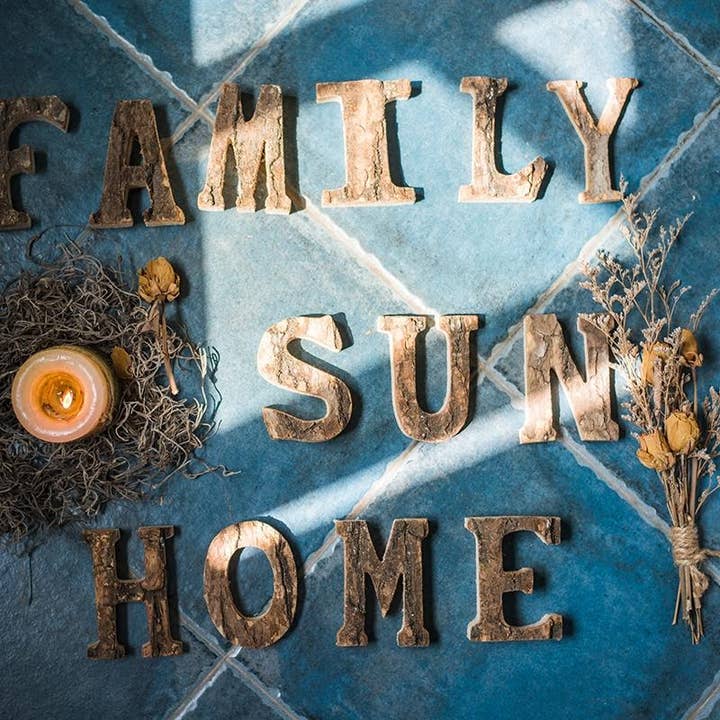 Rustic Reach - Wholesale Decorative Tabletop Object - Wooden Alphabet Letter