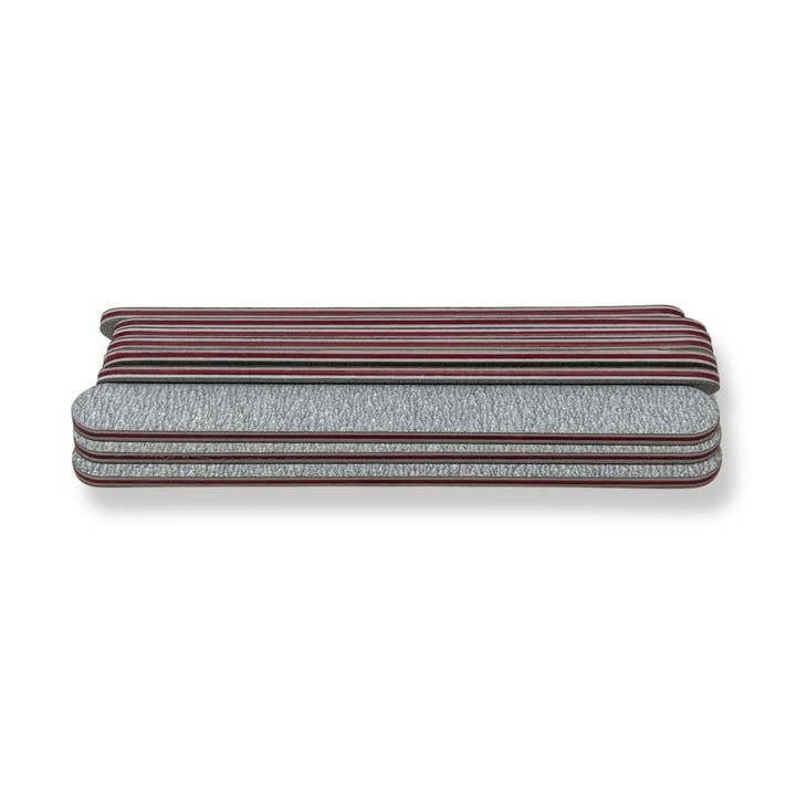 N8 Nail File Zebra with Foam 180 Grit (Pack of 24) for wholesale by Rucci Professional
