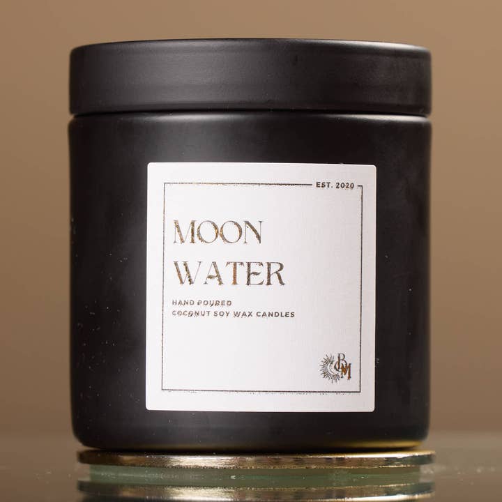Moon Water Coconut Soy Candle for wholesale by Black Moon Co.