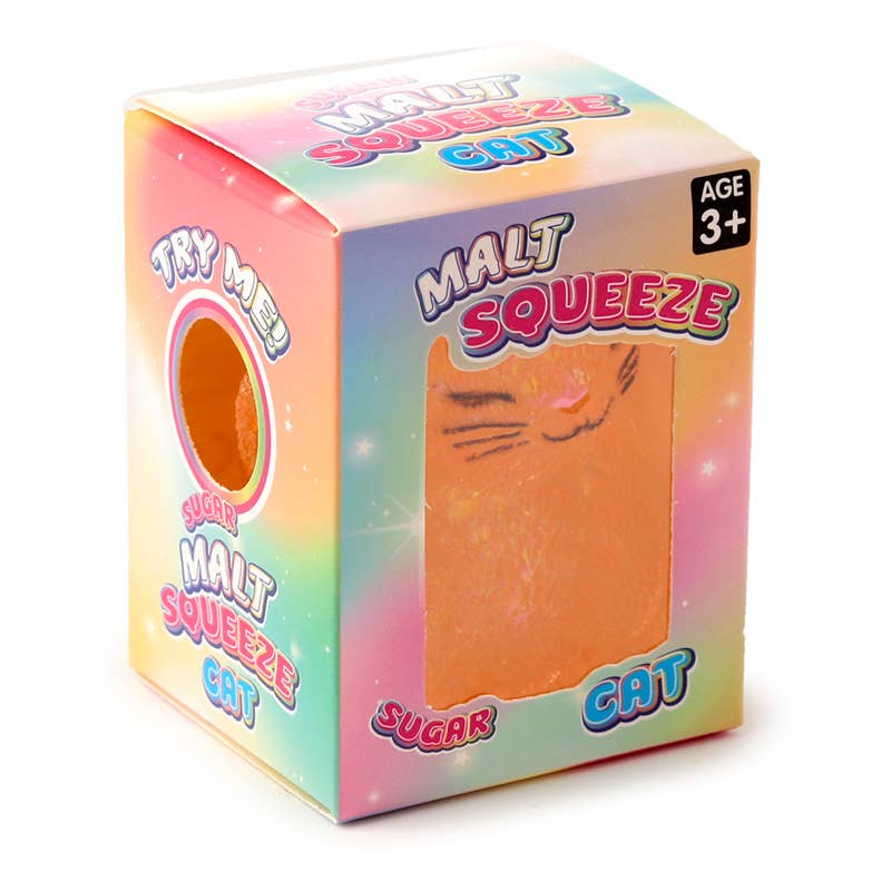 Puckator Ltd - Wholesale Stress Relief Ball/Dough - Maltose Squeezy Cat Stress Toy4
