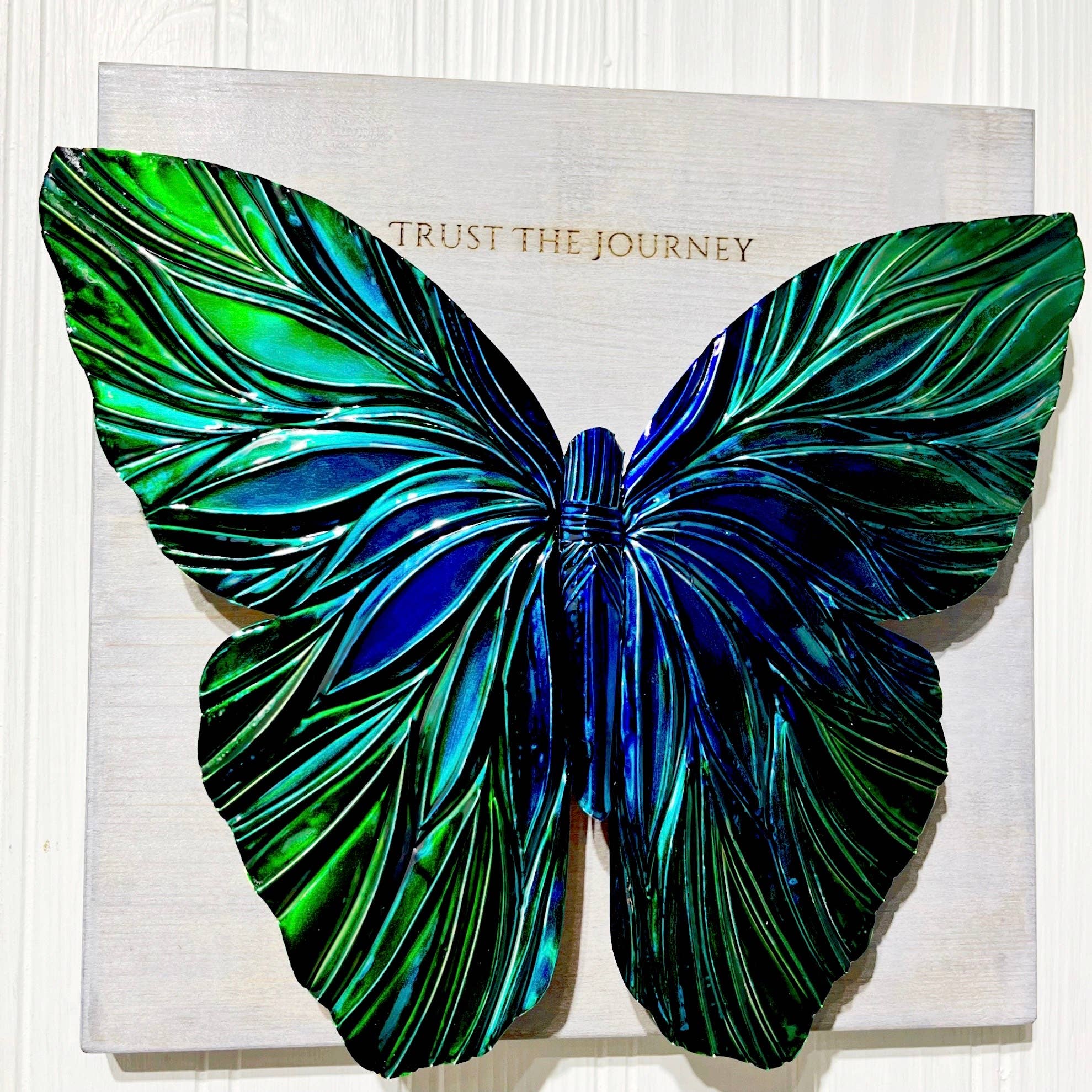 Timber Lane Studio - Wholesale Wall Accent - Mounted Copper Butterfly5