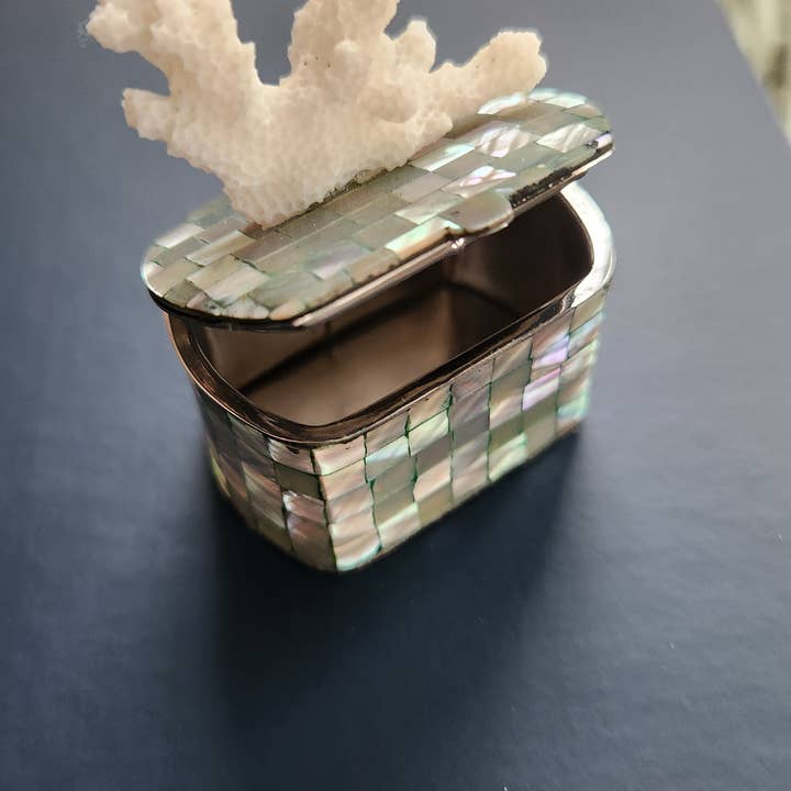 White Tulip Boutique - Wholesale Decorative Box - Mini Abalone MOP Shell Trinket Pill Box8