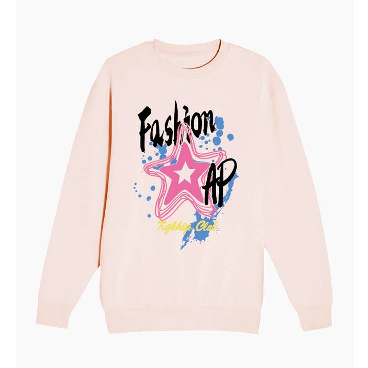 HUC-L5119 Fashion Star Graphic Sweathershirt for wholesale by nobarand