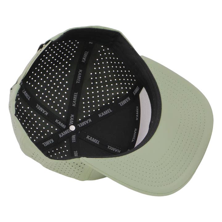Cap Zone - Wholesale Flat Brim Cap - Unisex - 7 Panel Flat Bill Perforated Snapback26