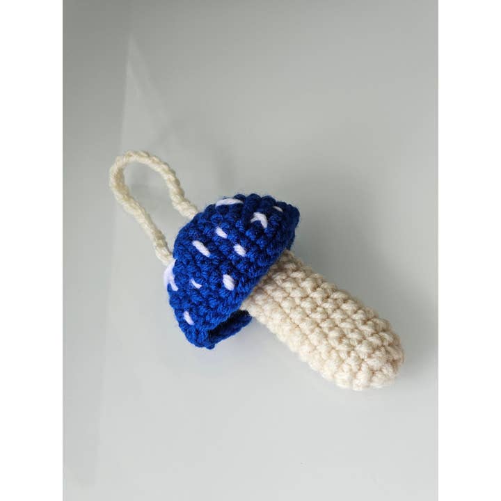 TOMOPOD LLC - Wholesale Lip Balm Case/Holder - Crochet Mushroom Chapstick Holder, Cute Mushroom Bag Charm