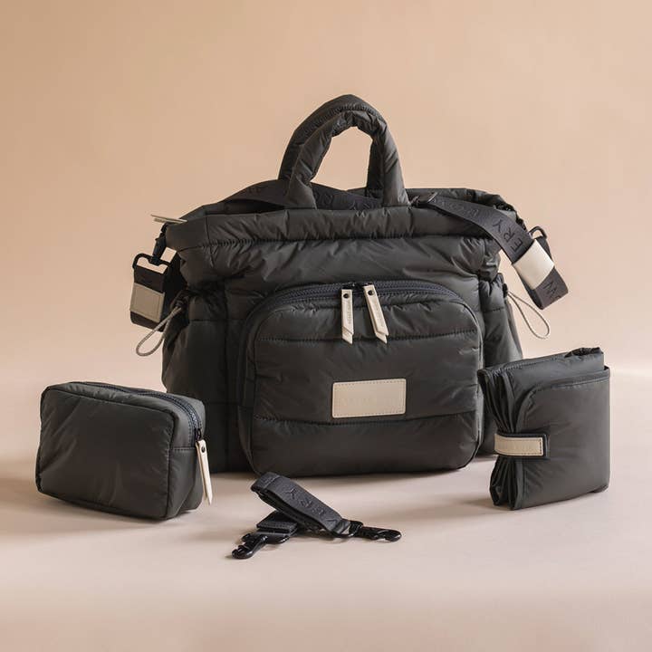 Bolso Cambiador de Bebé - Negro Suave para venta al por mayor de Avery Row