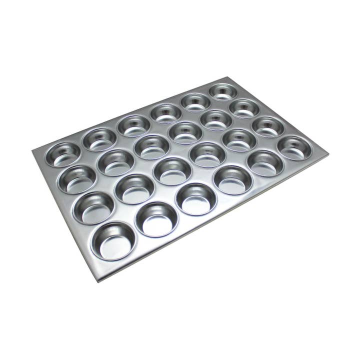 KT Supply - Wholesale Cookware Set - 24 Cup Muffin Pan, 3.5 Oz Each Cup