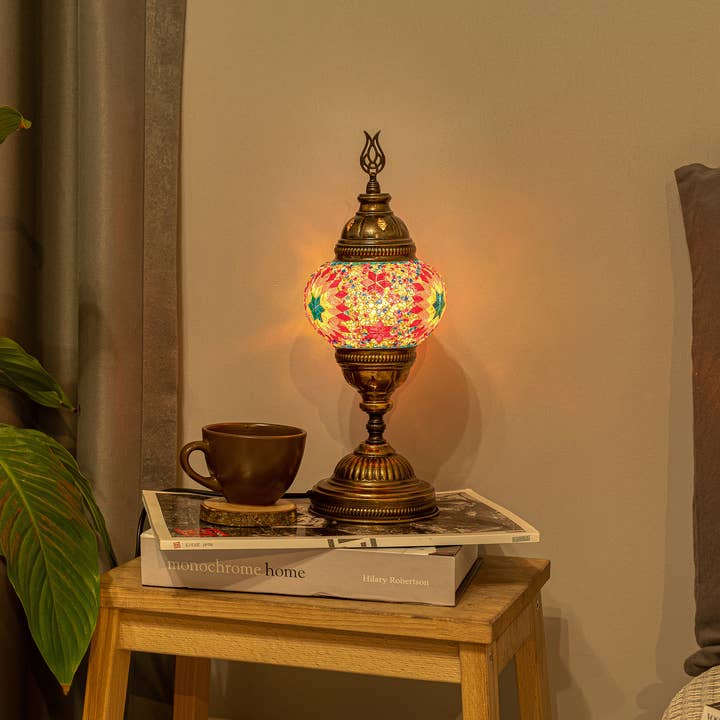 KAFTHAN - Vendita all'ingrosso Lampada da scrivania/d'accento - Lampade a Mosaico | Illuminazione Regalo Decorativo per le Feste di Natale5