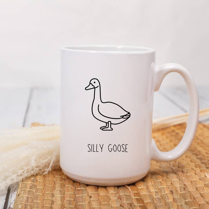Silly Goose | 15oz Keramikkrus for engroshandel hos Rustic Avenue
