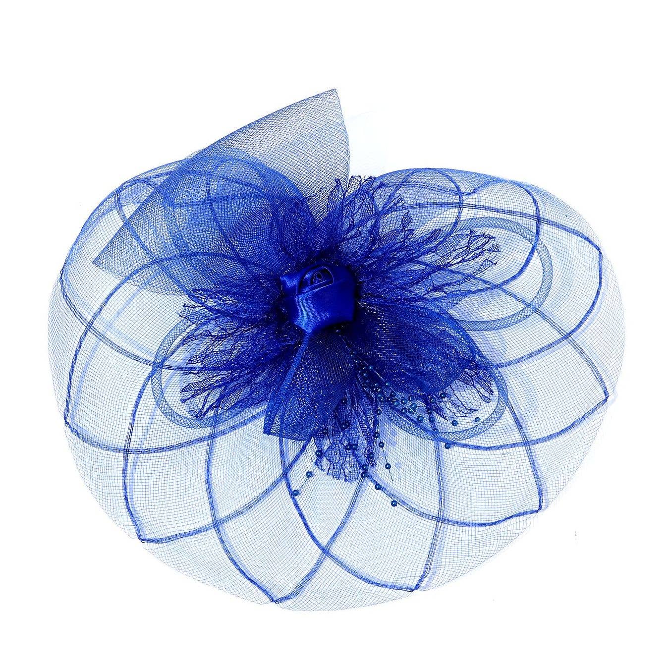 Diacly - Wholesale Fascinator Hat - Women's - Bold Mesh Flowers Top Flappy Fascinator1