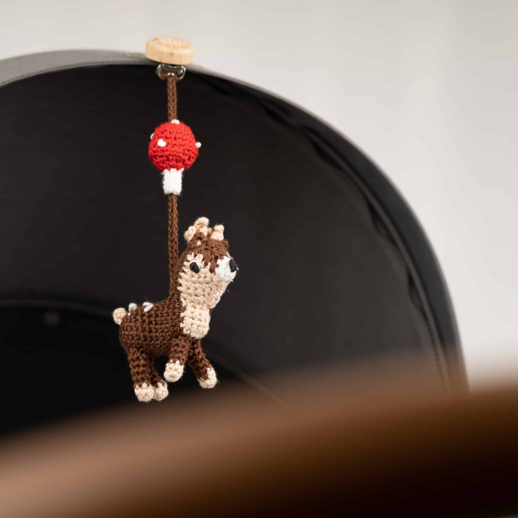 SindiBaba - Wholesale Classic Toy - Kids - crochet toy bow pendant deer AUDREY7