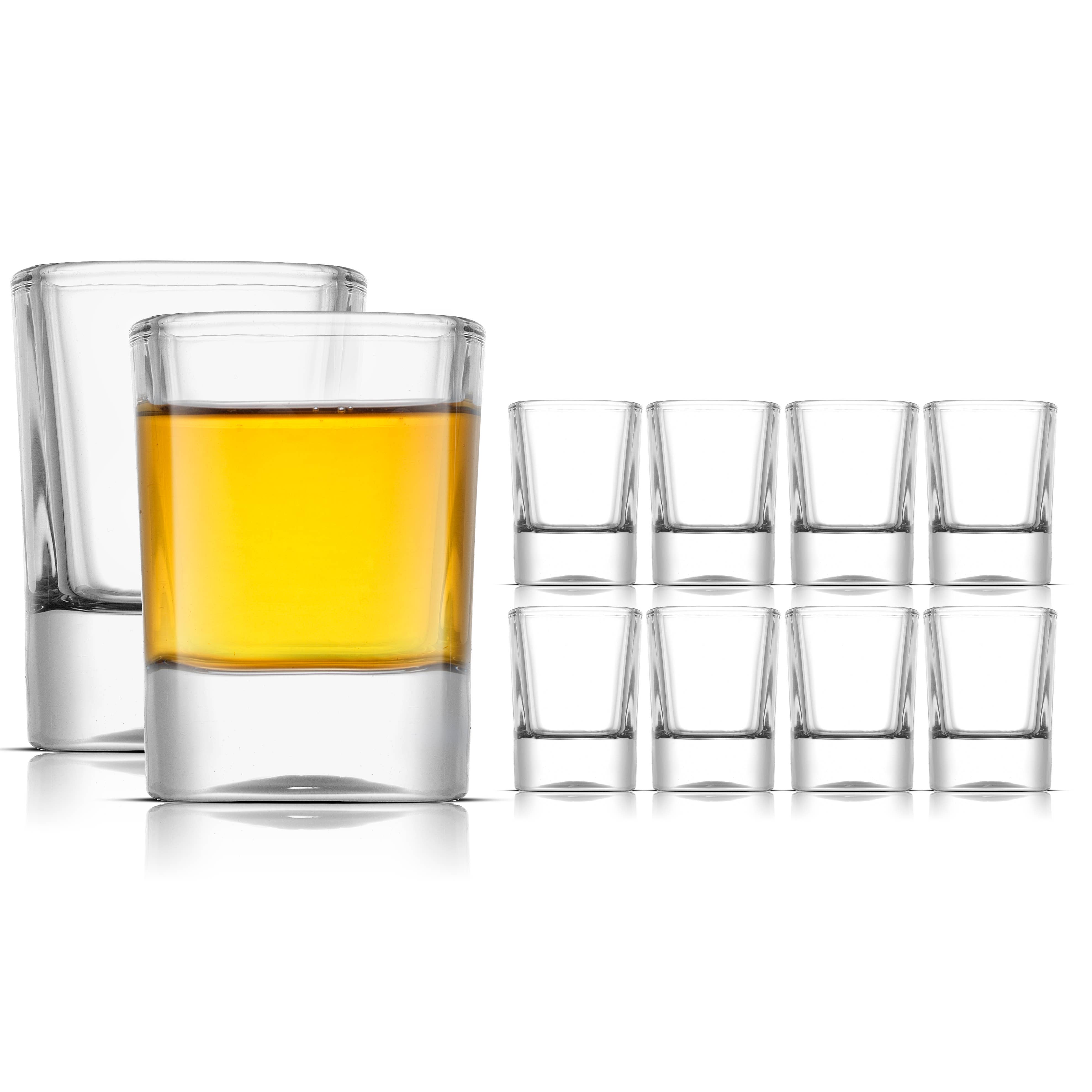 JoyJolt – wholesale Shot glass – City Heavy Base Shot Glasses, 2 Oz Shooter Glasses Set6