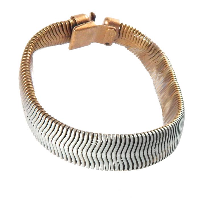 Single Fern Bracelet for wholesale by Sarah Cavender Metalworks