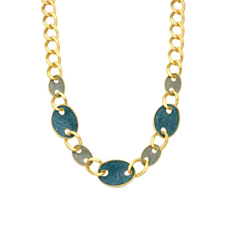Collar Luxenter Makan acabado oro 18k for wholesale by Luxenter