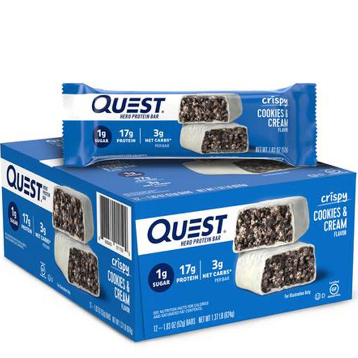 Campus Protein - Wholesale Snack Bar - Quest Crispy Hero Protein Bar3
