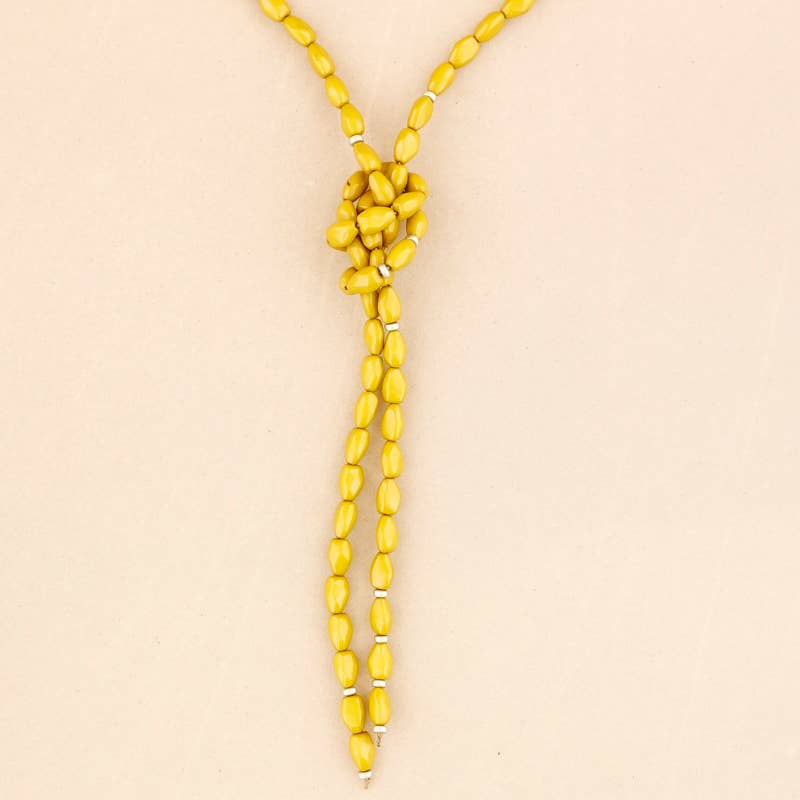 Sonata - Wholesale Snap Jewelry - Long necklace for hanging glasses with resin beads3