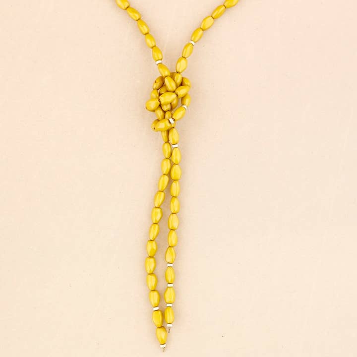 Sonata - Wholesale Snap Jewelry - Long necklace for hanging glasses with resin beads3