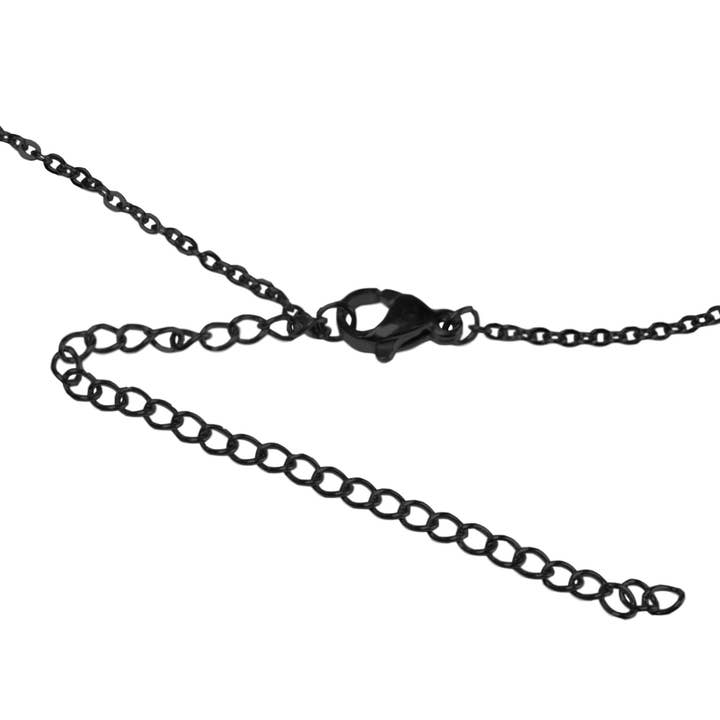Clayton Jewelry Labs – wholesale Pendant/charm necklace – CBD Cannabidiol Molecule Stainless Steel Necklace