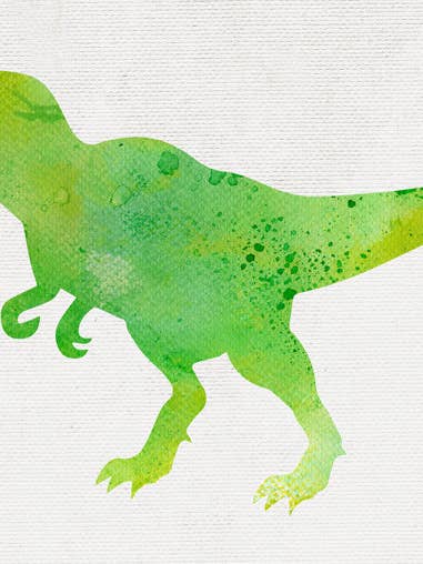 Watercolor T-Rex Poster for wholesale by Keep Calm Collection