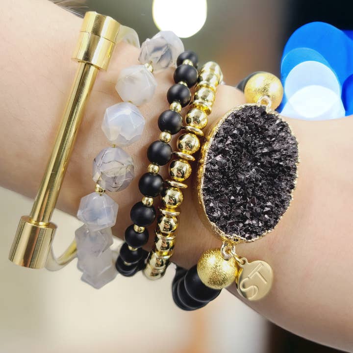 Skyscrapers and Trees - Wholesale Jewelry Set - Belle Bracelet Stack