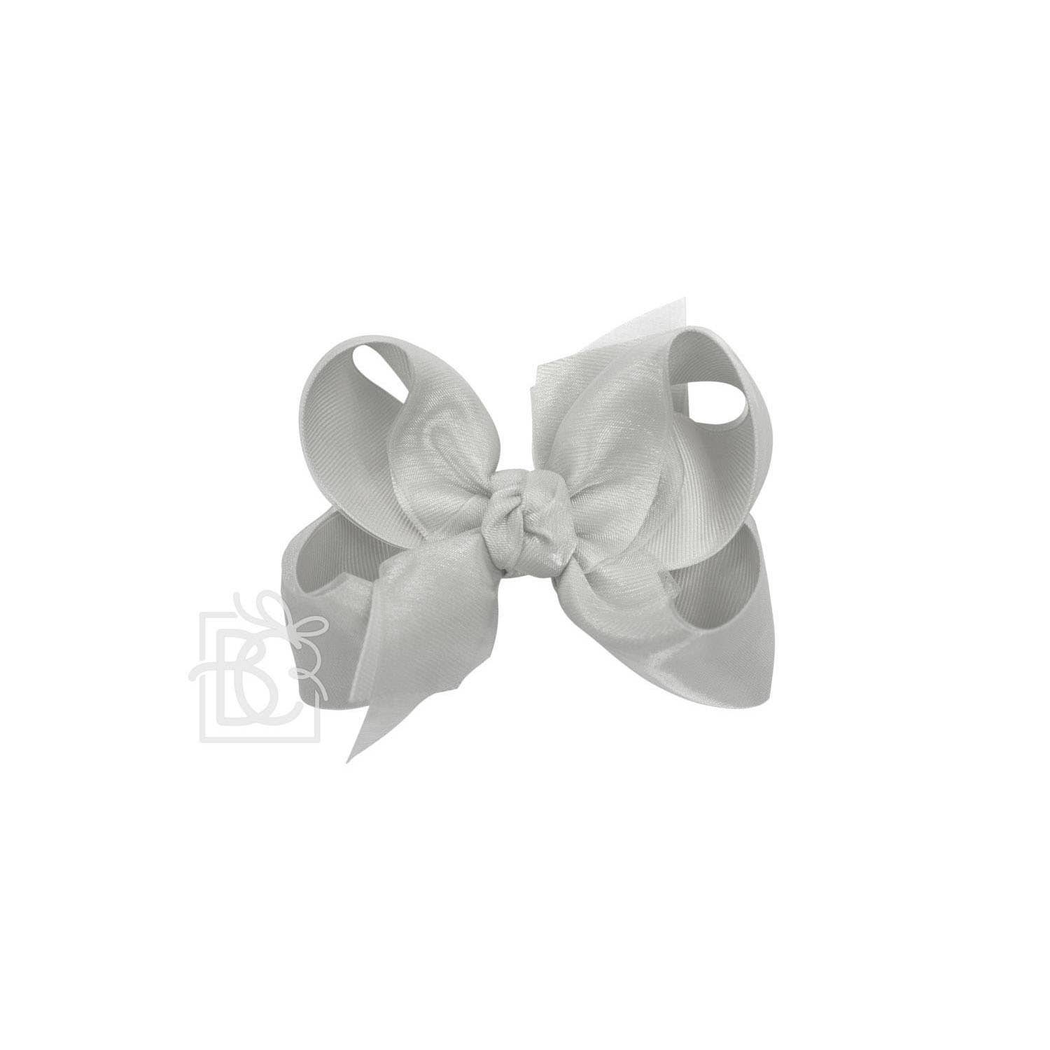 Beyond Creations, LLC – wholesale Hair bow – Kids – LAYERED ORGANZA/GROSGRAIN BOW ON CLIP17