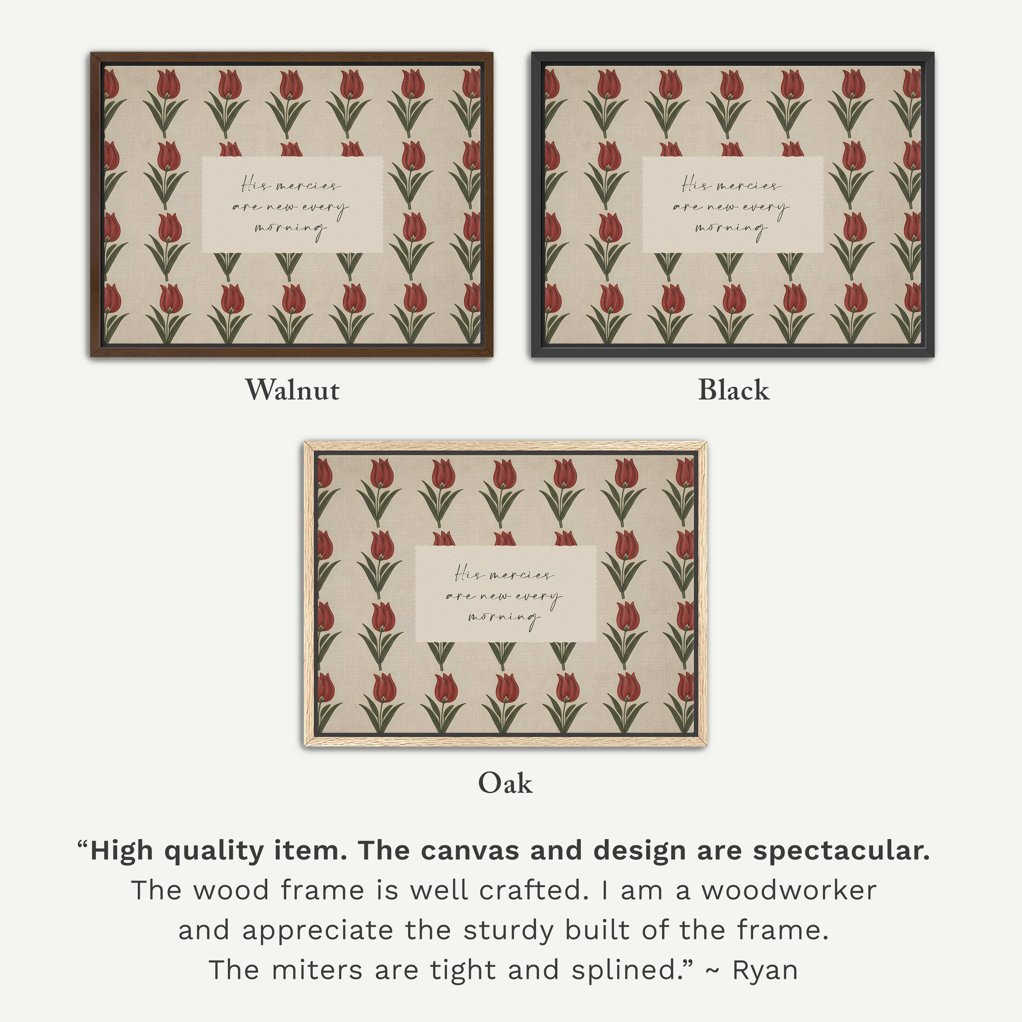 Rooted in Truth - Wholesale Art Print - His Mercies Christian Art Print, Canvas, Decor, Spring 20261