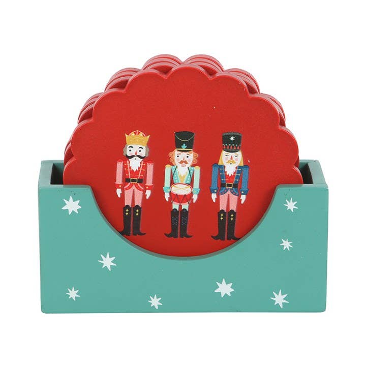 Something Different Wholesale - Wholesale Coasters - Nutcracker Christmas Coaster Set1