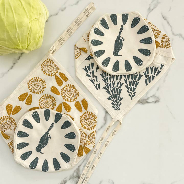 Halo Dish Covers - Wholesale Grocery/Shopping Bag - Produce Bag Tie Top Reusable Organic Cotton for shopping