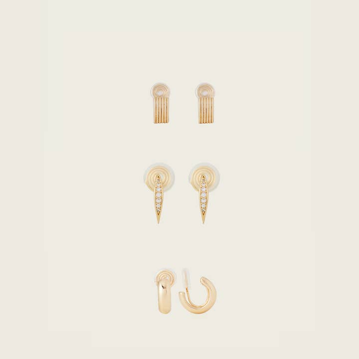 Huggies Conjunto em Ouro por atacado de Aiori