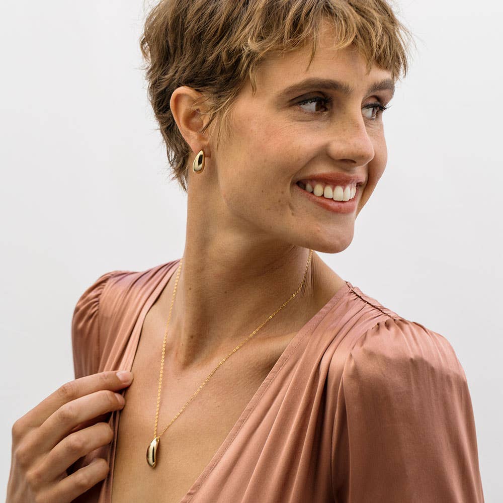 Amano Studio - Wholesale Stud/Post Earrings - Raindrop Stud Earrings2