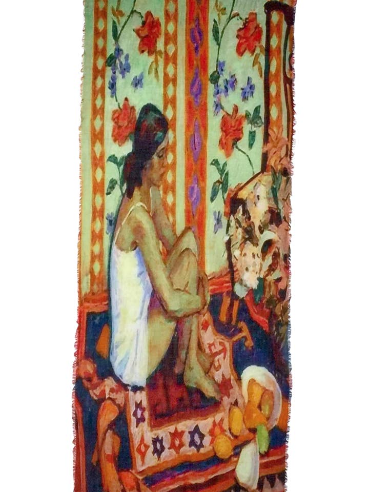 Scarf Wool - Otra Cosa - Woman on Carpet - 4346 for wholesale by OTRACOSA