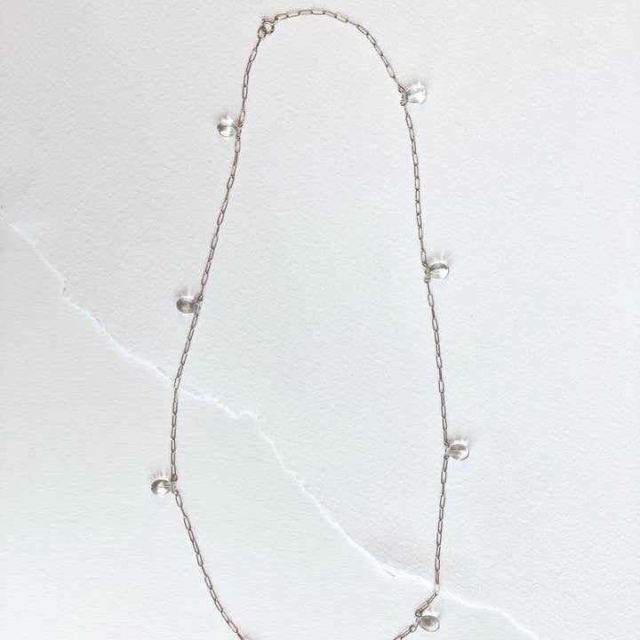 Splash halskæde - Store tårer for engroshandel hos month day year jewelry