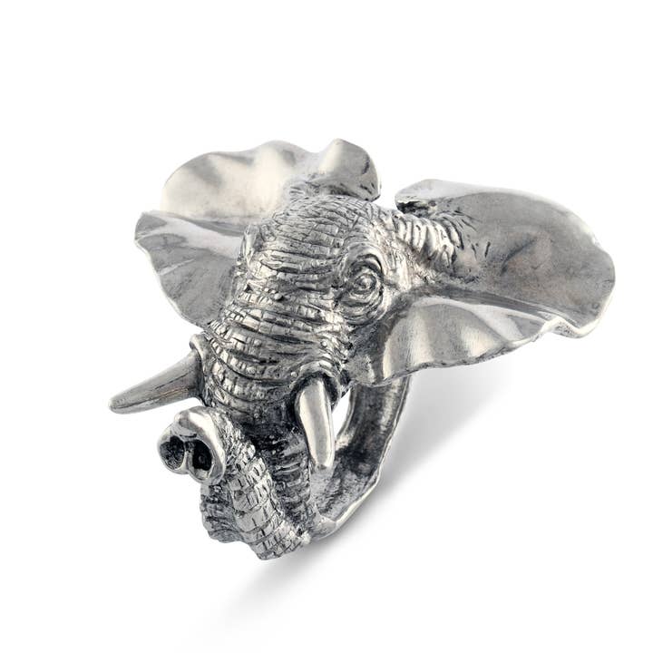 Vagabond House - Wholesale Napkin Ring - Elephant Napkin Ring