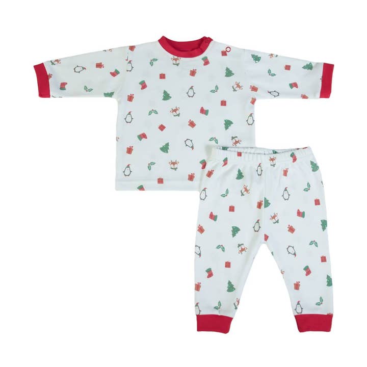 16241 - Christmas t-shirt long sleeve + pants - AW 24/25 for wholesale by FS Baby