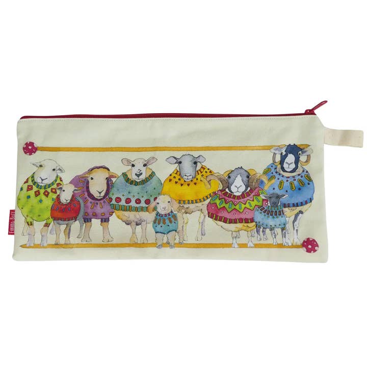 Sheep in Sweaters Long Project Bag for wholesale by Emma Ball Ltd