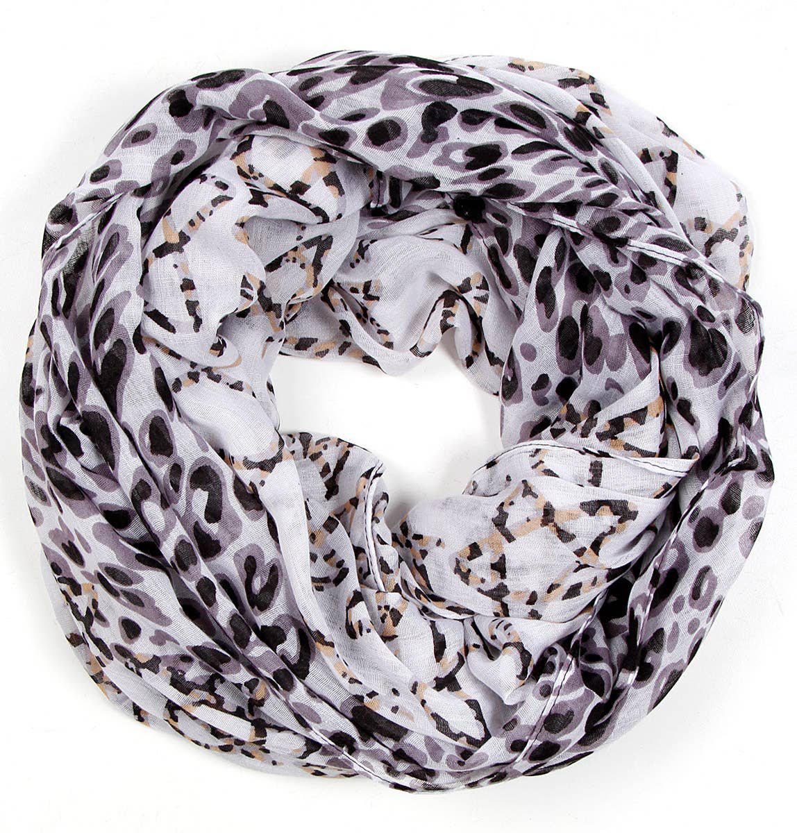 SERENITA - Wholesale Scarf - Women's - Infinity Scarf Print Lightweight Loop Scarf Summer Wrap1